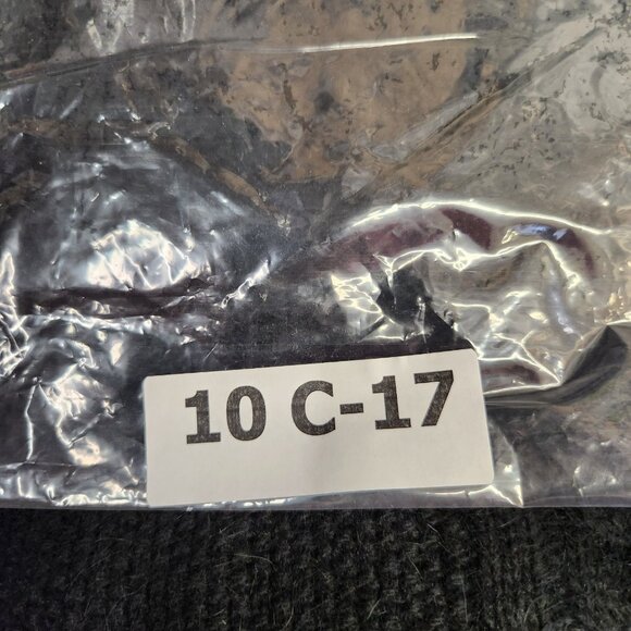 Hillard & Hanson Cable Knit Angora Wool Sweater Womens Large Black Turtleneck - Picture 11 of 11